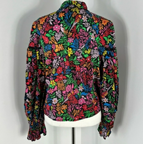 NEW Farm Rio floral button down shirt - Picture 4 of 7